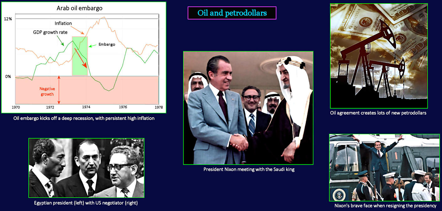 Kissinger, Nixon resignation, 1970s